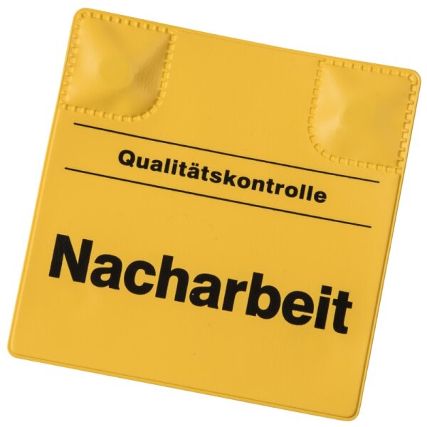 Kennzeichnungspads, magnetisch, gelb, Nacharbeit