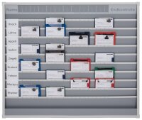 Plantafel mit Zeitschema