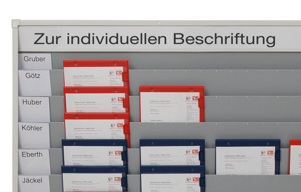 Plantafel mit individueller Beschriftung