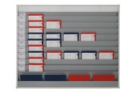 Plantafel mit individueller Beschriftung DIN A4-Belege, 10 Schienen