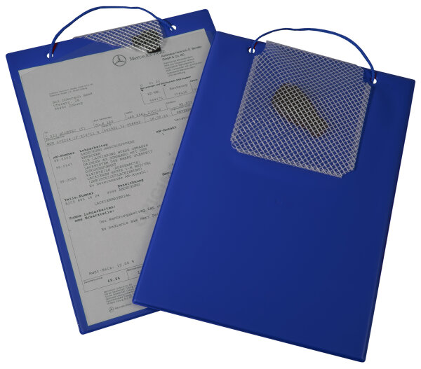Auftragstasche "Plus" blau