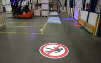 LED Projektor mit Wechselmotiv 80W