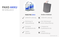 PS5 Controller Akku High-Performance Li-Ionen 2600mAh